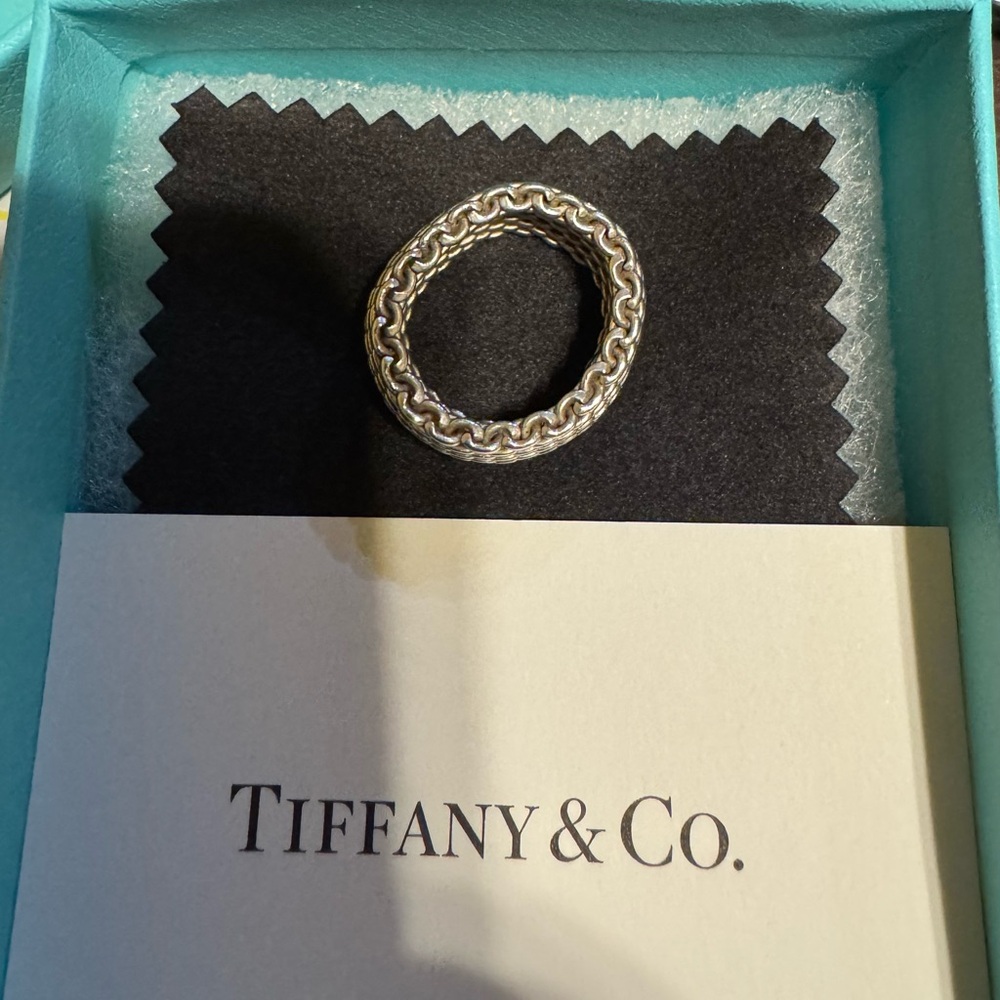 Tiffany & Co. Silver Mesh Ring